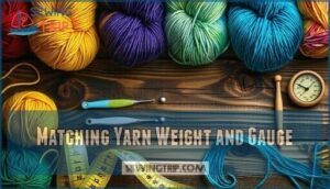 matching yarn weight and gauge