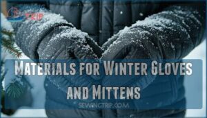 materials for winter gloves and mittens