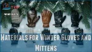materials for winter gloves and mittens