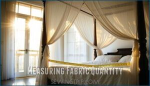 measuring fabric quantity