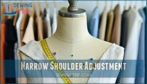 narrow shoulder adjustment