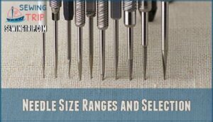 needle size ranges and selection