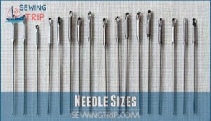 needle sizes