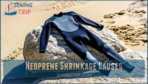 neoprene shrinkage causes