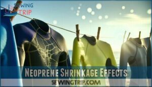 neoprene shrinkage effects