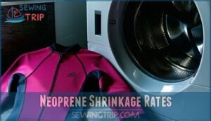 neoprene shrinkage rates