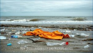 non-biodegradability and microplastics