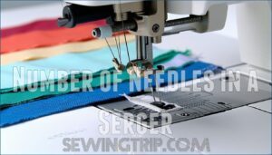 number of needles in a serger
