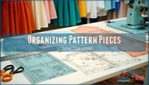 organizing pattern pieces