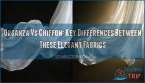organza vs chiffon difference