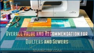 overall value and recommendation for quilters and sewers
