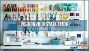 pegboard installation