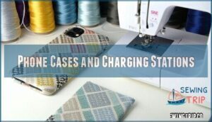 phone cases and charging stations