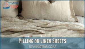 pilling on linen sheets