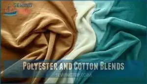 polyester and cotton blends