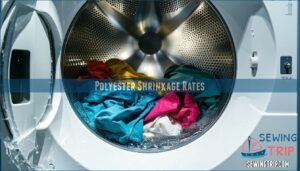 polyester shrinkage rates