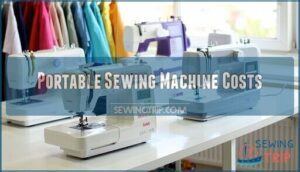 portable sewing machine costs