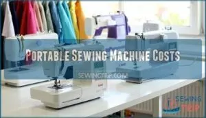 portable sewing machine costs