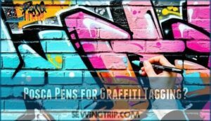 posca pens for graffiti tagging