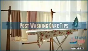 post washing care tips