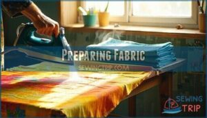 preparing fabric