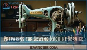 preparing for sewing machine service preparing for sewing machine service