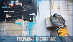 preparing the surface