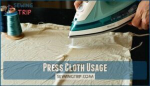 press cloth usage