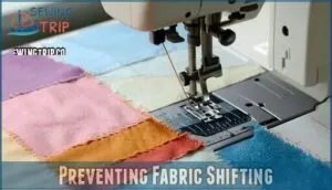 preventing fabric shifting