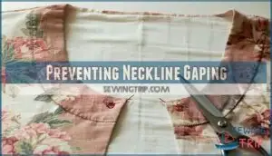 preventing neckline gaping