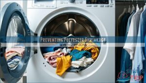 preventing polyester shrinkage