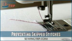 preventing skipped stitches preventing skipped stitches