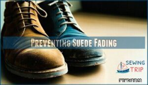 preventing suede fading