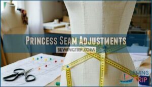 princess seam adjustments