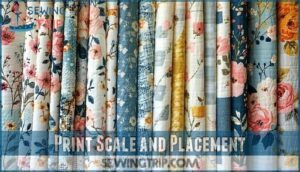 print scale and placement