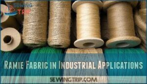 ramie fabric in industrial applications