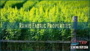 ramie fabric properties