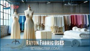 rayon fabric uses