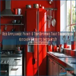 red appliance paint