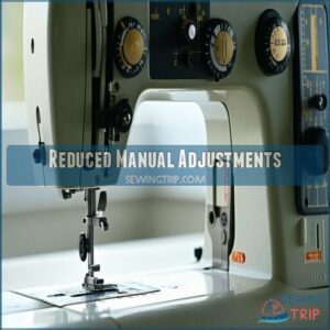 reduced manual adjustments reduced manual adjustments