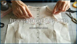 refining neckline adjustments