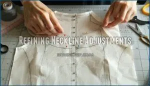 refining neckline adjustments