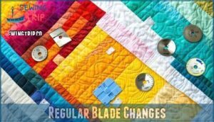 regular blade changes