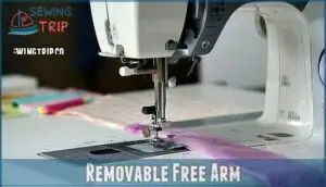 removable free arm