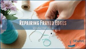 repairing frayed edges