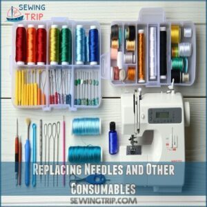 replacing needles and other consumables
