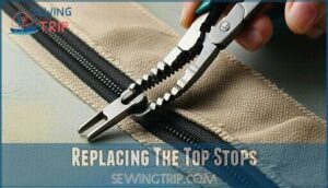 replacing the top stops