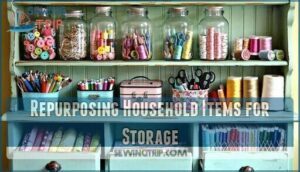 repurposing household items for storage