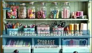 repurposing household items for storage