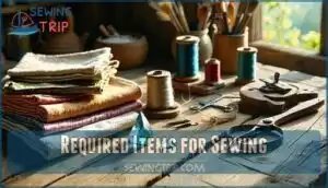 required items for sewing